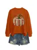 Amazon eBay Estação Independente Moda Casual Personalidade Folha de Bordo Abóbora Livro Cruzada E-commerce Hoodie com Gola Redonda