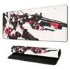 Alfombrilla de Ratón Sexy de Belleza Anime Tamaño Grande Borde Cerrado Pad para Laptop Goma Antideslizante Teclado Alfombrilla para Escritorio de Oficina