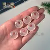 Calcedônia Branca Natural Fivela Princesa DIY Ágata Jade Fivela Excêntrica Acessórios para Colar Fivela de Segurança Pedra Bruta Acessórios Joias Atacado