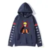 Talla europea anime hombre Naruto Naruto suéter moderno remolino Naruto con estampado sudadera abrigo
