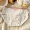 Calcinha Feminina Antibacteriana 7A de Comprimento Total, Cintura Média, Amiga da Pele, Respirável, Algodão Puro, Antibacteriana, Elástica, que Abraça o Quadril, para Meninas Jovens e Estudantes