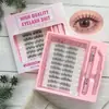 Kit de Cílios Postiços Transfronteiriço, Grande Capacidade, Segmentado, Realista, Volumoso, Natural, Fácil de Usar para Iniciantes
