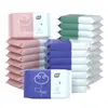 Cuidado de Plantas Transfronterizo Flor de Tres Colores Bebé Toallitas Suaves para Bebé 80 Piezas/Paquete Papel Portátil para Manos y Boca Fabricante Venta al por Mayor