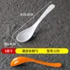 Louça Escandinava de Melamina Colher de Cabo Longo para Restaurantes, Colher de Plástico Imitando Porcelana para Sopa, Loja de Macarrão Panela Quente Picante com Colher Gancho para Uso Comercial