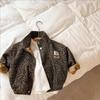 Chaqueta de Leopardo para Niños Primavera y Otoño Chaquetas Exteriores para Niños Chaquetas Estilo Coreano Chaquetas para Bebé Tops para Niños Nuevo Estilo