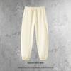 Ilha Cai Xiang Roupa Masculina Primavera e Outono Cruzamento de Fronteiras Estilo Americano Marca da Moda Solta Cor Sólida Básica 430g Moletom com Capuz 100% Algodão para Homem