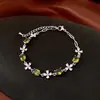 Pulseira de fivela de ferradura torcida de zircônia feminina luxo leve senso de alta qualidade Pulseira Coringa senso de design joias de temperamento nicho atacado