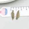 Misturado 100 5 Cores Folhas de Árvore da Vida Vazadas Série Pingente de Liga Pingente DIY Acessórios para Pulseira Colar