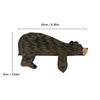 Decorações de Topo de Porta de Urso Marrom Novas Transfronteiriças Moldura de Porta de Casa Urso Marrom de Madeira Urso Negro Ornamentos de Moldura de Porta
