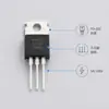 Transistor de potencia TIP41C TIP122/127/42/31/32/142 Transistor NPN de 6A/100V
