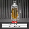 Bolsa Tote Transparente Espessa de 5 Litros para Cerveja Artesanal com Grande Capacidade, Saco de Embalagem para Base de Sopa de Hot Pot com Bico de Sucção