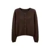 Nueva Colección Otoño/Invierno AMV: Suéter/chaqueta de punto con botones, mezcla de lana ultrasuave, multicolor