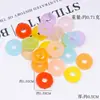 Corazón de Gominola Simulado Accesorios de Resina Aretes Color Caramelo Accesorios DIY Juguete de Comida Material para Pasador para el Cabello Decoración para Funda de Teléfono Móvil