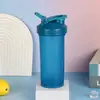 Taza Deportiva de Fitness Personalizada Nueva de 600 ml Taza de Plástico para Fitness de Proteína en Polvo Vaso Mezclador con Bola Batidora Vaso para Batidos Vaso Mezclador