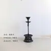 Candelabro de Piso Vintage Decoración Zen China Candelabro de Hierro Fundido Estilo Silencioso para el Hogar Estilo Antiguo Lámpara de Hierro Viejo Lámpara de Aceite