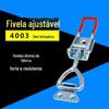 Fechadura de fixação rápida braçadeira de fivela de porta braçadeira ajustável fivela de trava espessada braçadeira GH 4003 dois furos