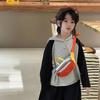 Bolsas Deportivas Infantiles Modernas y Geniales 2026 Nueva Moda Dopamina Unisex para Niños Bolsa de Pecho para Senderismo Bolso Cruzado para Exteriores