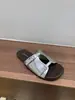 Pantuflas Planas Plateadas Estilo Coreano para Mujer, Nuevo Calzado de Verano para Exterior, Sandalias de Una Tira Retro de Nicho para Vacaciones y Playa