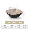 Tazón cuadrado de melamina cuadrado japonés de plástico tazón cuadrado pequeño tazón para condimentos para olla caliente comercial tazón para refrigerios para plato frío