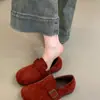 Primer Encuentro Temporada 2026 Otoño/Invierno Nueva Colección: Zapatos de Algodón Cálidos Estilo Birkenstock con Suela Blanda, Slip-On, Forro de Felpa, Diseño Artístico Retro para Mujer