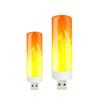 Mini lâmpada de chama luz noturna USB lâmpada de chama USB luz de vela simulação de chama luz dinâmica luz noturna LED