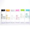 Tritan Taza de Agua Creativa Mybottle Vaso de Plástico Taza de Jugo Portátil Vaso de Agua Simple para Deportes 500ml