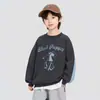 Nova Blusa de Moletom Redonda da Moda Infantil 2026 Primavera Casual Esportiva para Meninos Jovens