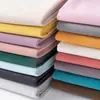 Tecido de veludo holandês liso de cor sólida, espessura 300g/m², adequado para estofados, vestuário e têxteis para casa.