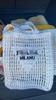 Bolsa de Palha Colorida Oca de Uma Peça para Dropshipping, Bolsa de Ráfia Tecida com Rede, Bolsa de Ombro Único para Férias na Praia para Mulheres
