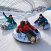Material de PVC, múltiples estilos, viene con un asa de seguridad, juego seguro de esquí inflable, fácil de almacenar