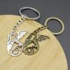 Xiyin Temu AliExpress Amazon Explosions Jewelry Chaveiro com Pingente de Dragão Simples