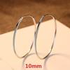 Aretes Pag&Mag 925, Aretes, Aretes de Aro Populares para Mujer, Estilo Frío a la Moda, Aretes de Aro Finos Exagerados Europeos y Americanos
