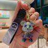 Chaveiro de Resina Urso Grafiteiro Boneco Urso Violento Pingente de Chaveiro Pingente para Mochila Escolar de Casal Chaveiro Atacado Boneco