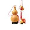 Calabaza natural directa de fábrica calabaza abierta artesanías colgante con talla de corcho pirografía calabaza de vino al por mayor