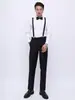 Traje de Padrino Camisa de Manga Larga Blanca para Hombre Ropa Formal Profesional Sin Planchar Ropa de Trabajo Camisa de Boda de Negocios Ropa de Trabajo
