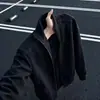 Moletom cardigã com padrão de escamas de dragão retrô americano para homens, design de início de outono, jaqueta com gola alta, roupa de casal, jaqueta que valoriza a silhueta