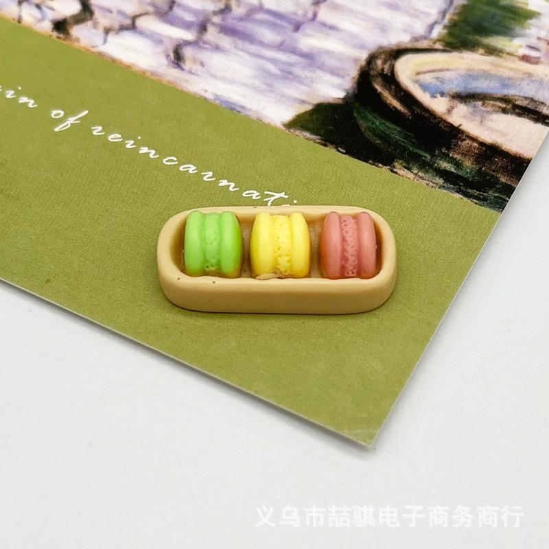 马卡龙藕片油条 手机壳挂件钥匙扣食玩 diy发卡