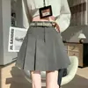 Falda Plisada Universitaria Dulce Fresca Chica Caliente Nueva Primavera 2026 para Mujeres Petites, Versátil Casual Corta que Reduce la Edad