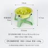 Comedero lento para mascotas con rejilla de hierro, suministros para gatos y perros, cuenco para comida, protección para la columna cervical, comedero para gatos, rejilla antivuelco, comedero para mascotas
