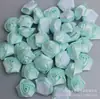 Flores de Capullos de Rosa Tridimensionales de 5 cm Transfronterizos Capullos de Flor de Rosa de Cinta de 2.5 cm Accesorios para Ramo DIY Flores