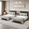 Mobiliario de Hotel, Camas Personalizadas para Casas de Huéspedes, Juegos de Cama para Habitaciones Estándar, Juegos Completos para Apartamentos de Estancia en Casa, Habitaciones de Huéspedes y Hoteles Express, Camas Dobles