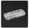 Caja Cuadrada de Doce Compartimentos, Caja de Almacenamiento de Plástico Transparente, Caja Organizadora con Tapa Doble de Goma para Tornillos de Ferretería, Caja de Almacenamiento Multifuncional