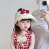 Gorro de Bebé Verano Delgado Protector Solar Protección Solar Gorra Vacía Superior Infantil Ala Ancha Sombrero de Princesa Sombrero de Sol para Niños/as Femenino