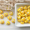 Cuentas Cerámicas Amarillas de Jingdezhen con Forma Especial Accesorios para Joyería DIY Cuentas Sueltas Cuentas para Joyería Material para Pulseras Collares