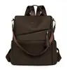 Mochila Feminina Estilo 2026 para o Dia a Dia, Fashion e Versátil, Mochila de Viagem Antifurto para Mulheres, Mochila Casual Simples com Franja