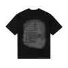 Comércio Exterior Transfronteiriço Ozon Site Independente 2026 Mais Vendido Novo Padrão Abstrato Letra Estampado 2D Camiseta 100% Algodão Manga Curta
