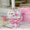 Ramo de Muñeca de Helado Producto Terminado Muñeca Creativa Sosteniendo Flores Regalo Festivo para Amigos Regalo de Cumpleaños Al Por Mayor