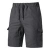 2024 Comércio Exterior Transfronteiriço Novos Shorts de Trabalho Masculinos Cor Sólida Calças com Cordão e Bolsos Shorts Casuais Shorts Perenes