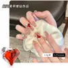 Accesorios de Uñas de Moda Pedrería en Forma de Corazón Súper Brillante Nuevo 2025 Uñas Terminadas Hechas a Mano Diamante Grande