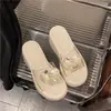 Pantuflas de Cuña con Lazo 2026 Modelo Nuevo Sandalias Elegantes de Verano para Mujer Pantuflas de Tacón Alto Sandalias de Dedo